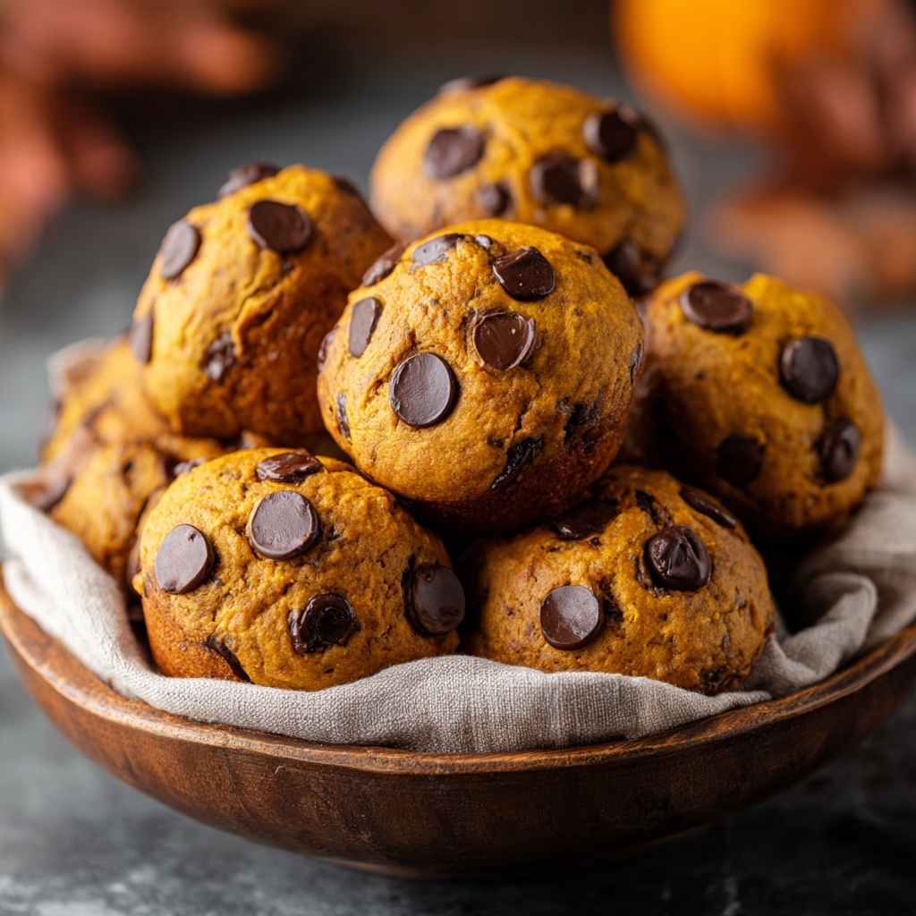 Soft Pumpkin Chocolate Chip Cookies (3-Ingredient Wonder) Recipe - Recipe Image