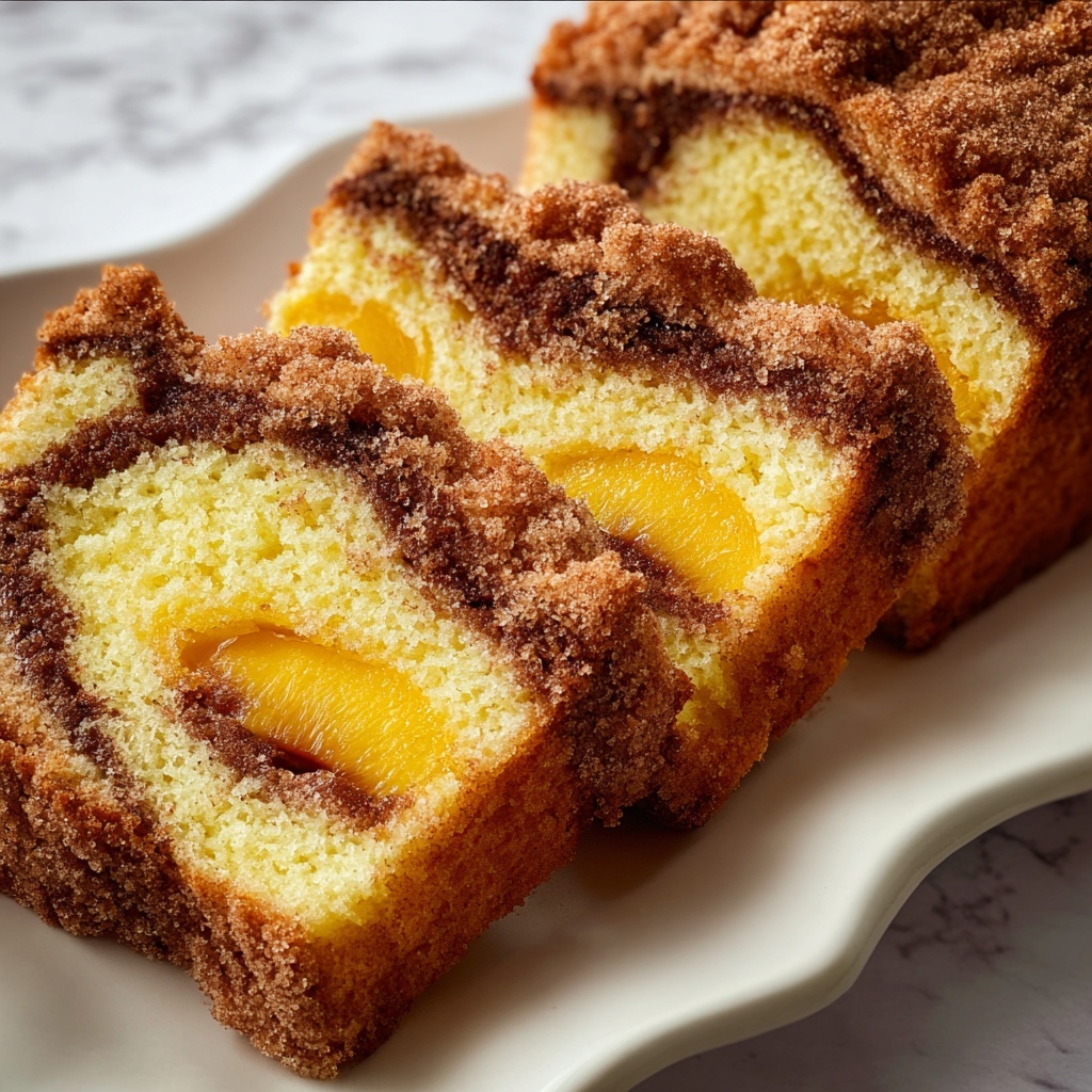 Cinnamon Peach Bread Recipe - Recipe Image