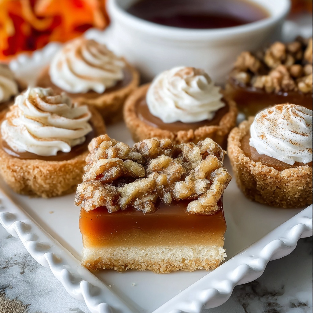 Thanksgiving Pumpkin Pie Shortbread Cookies Recipe - Recipe Image