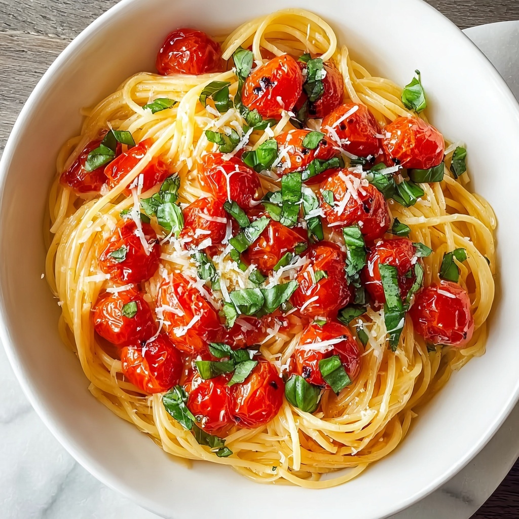 Tomato Basil Pasta Recipe - Recipe Image