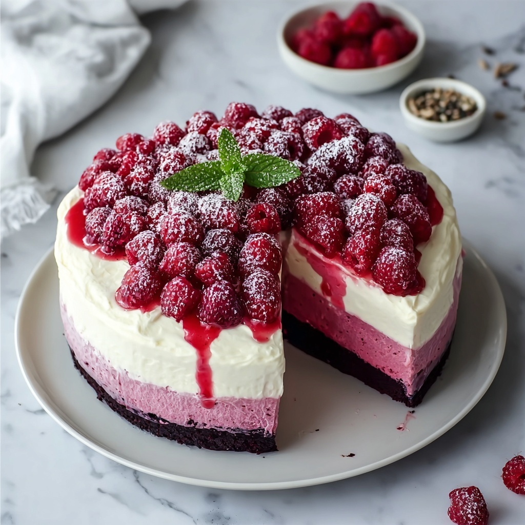 White Chocolate Raspberry Dream Cake Recipe - Recipe Image