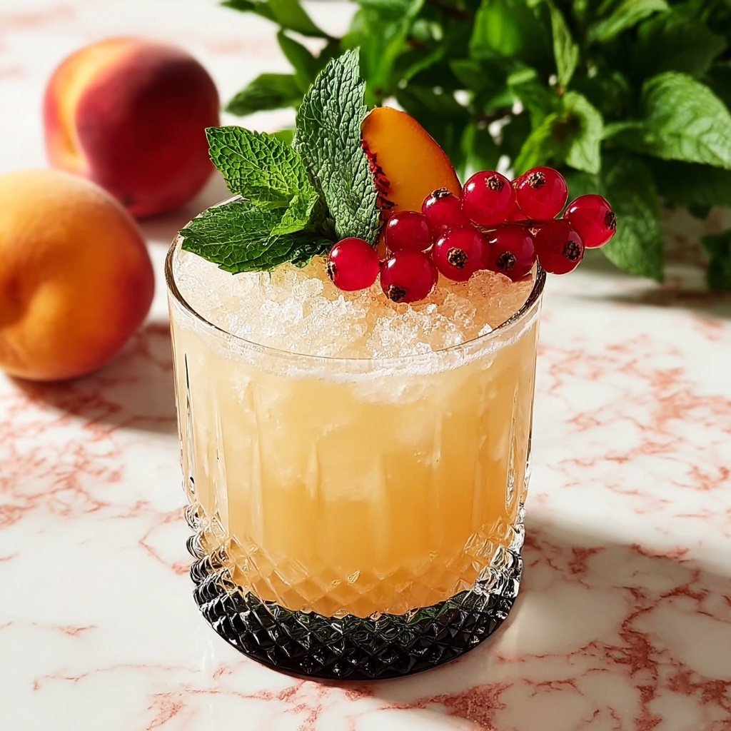 Georgia Peach Cocktail Recipe - Recipe Image