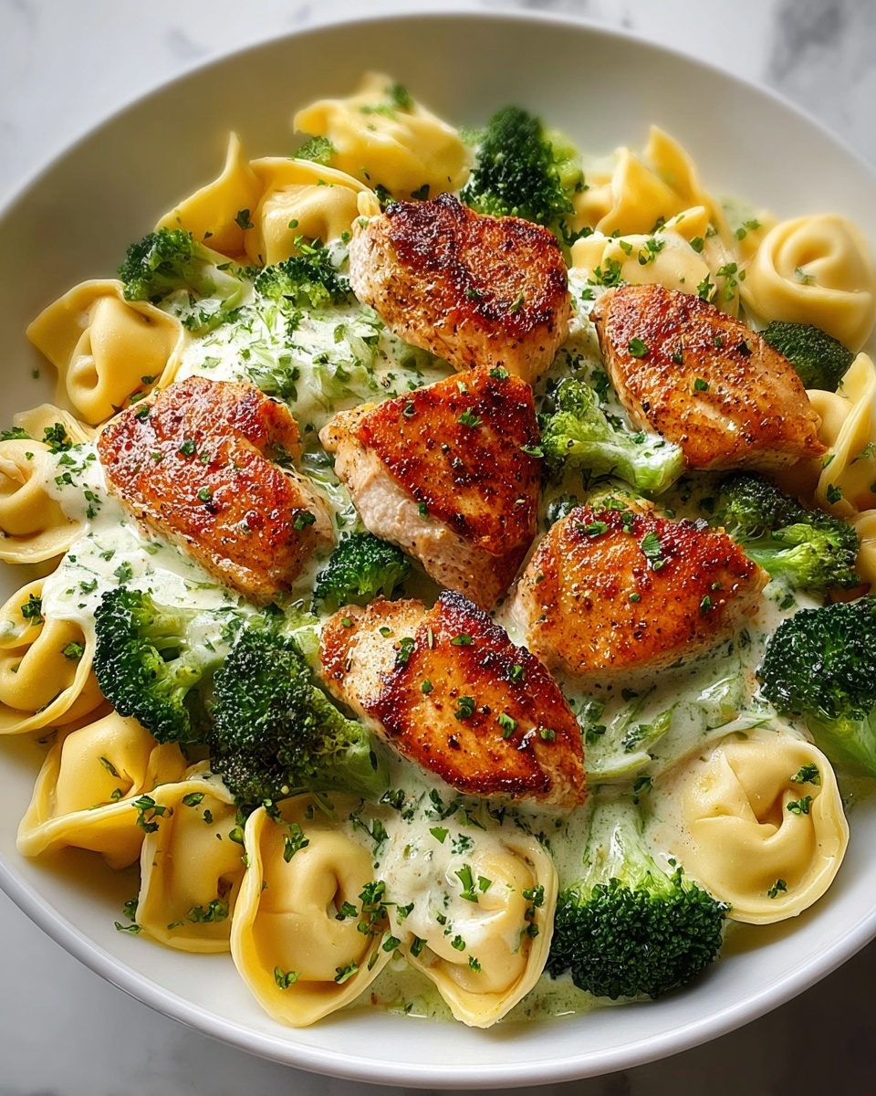 Garlic Parmesan Chicken Tortellini Recipe - Recipe Image