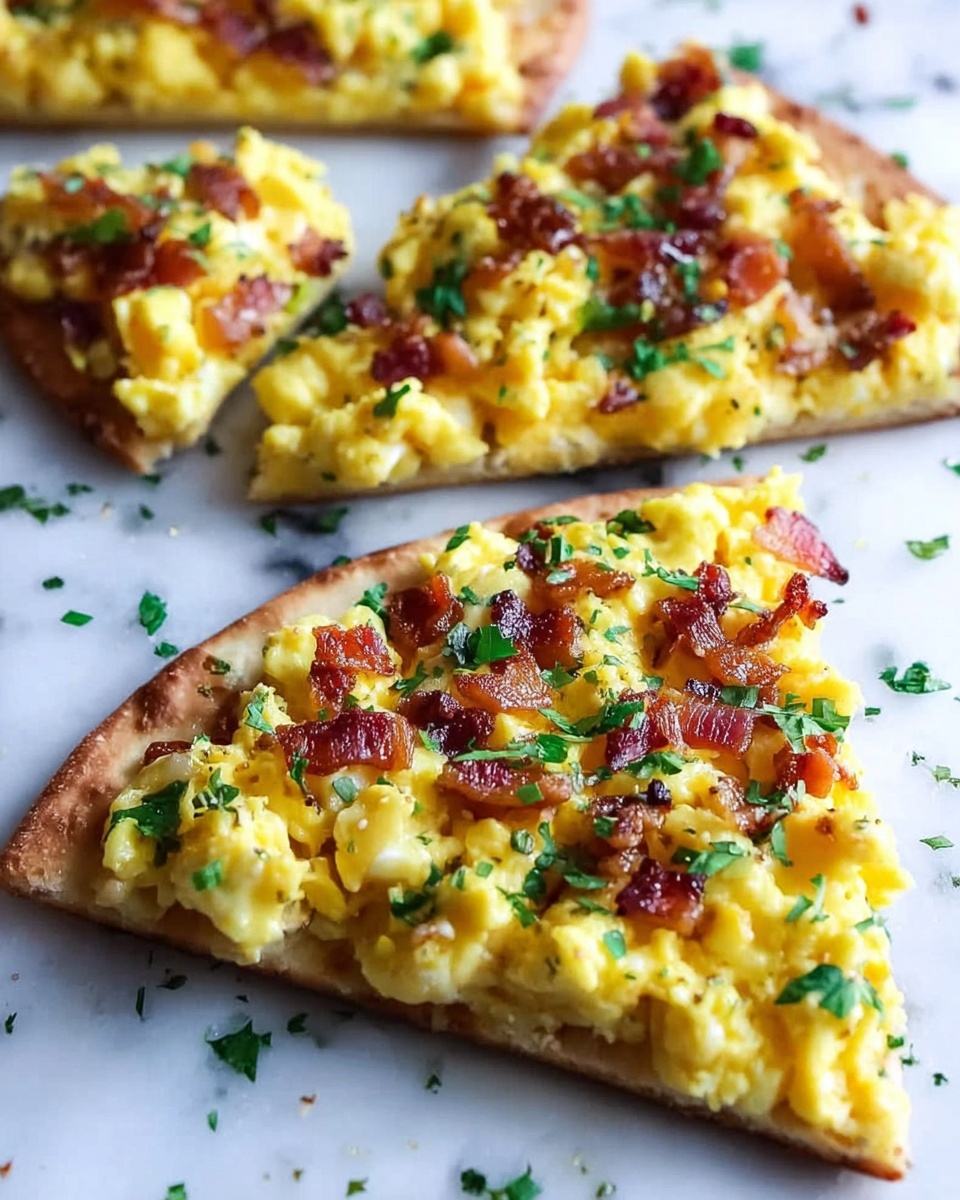 Easy Breakfast Pizza on a Tortilla Recipe - Recipe Image