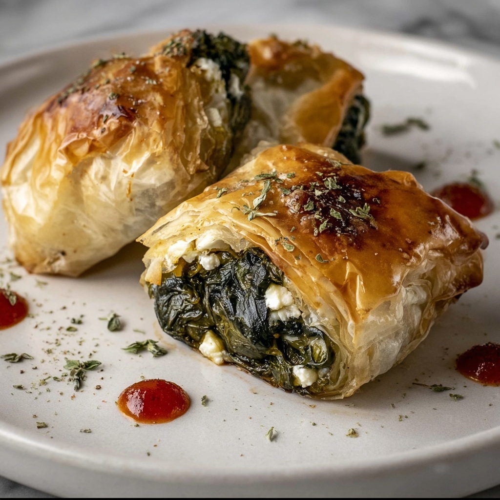 Easy Gluten Free Spanakopita Parcels Recipe - Recipe Image