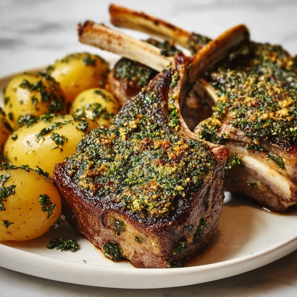 Herb-Crusted Lamb Chops Recipe - Recipe Image
