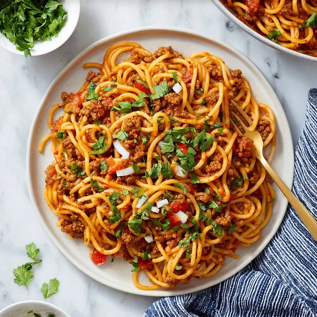 Taco Spaghetti Recipe - Recipe Image