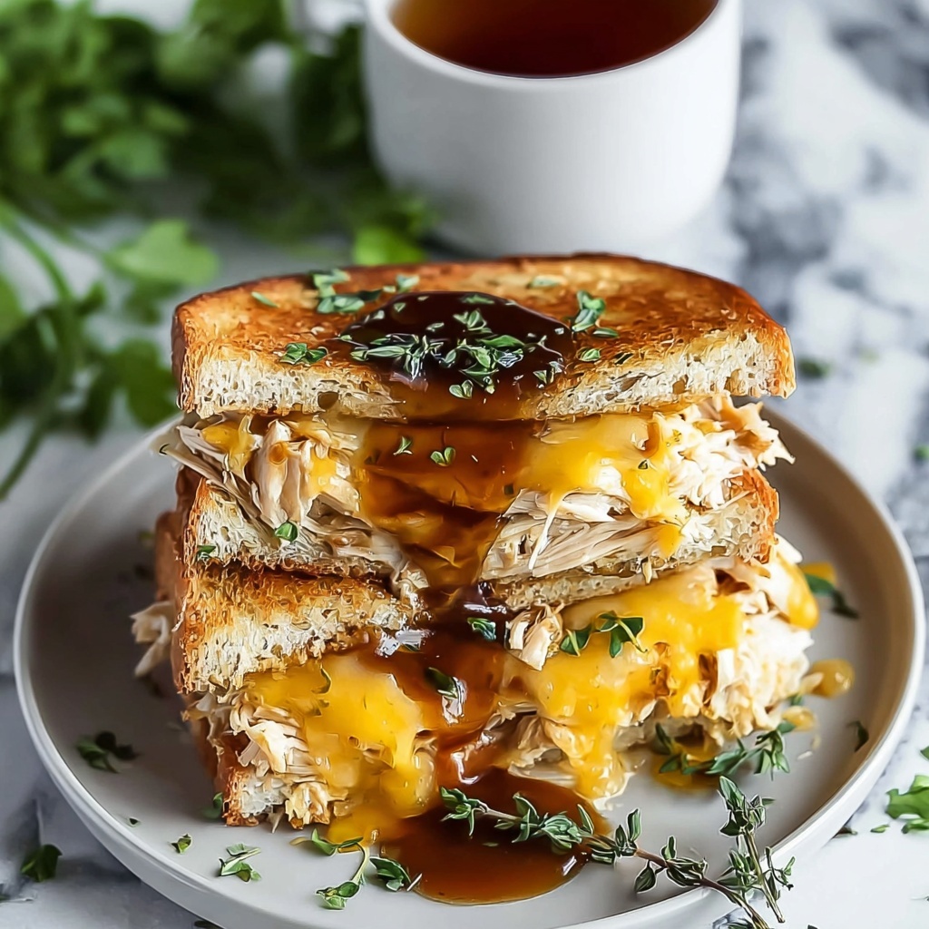 BBQ Chicken Grilled Cheese Recipe - Recipe Image
