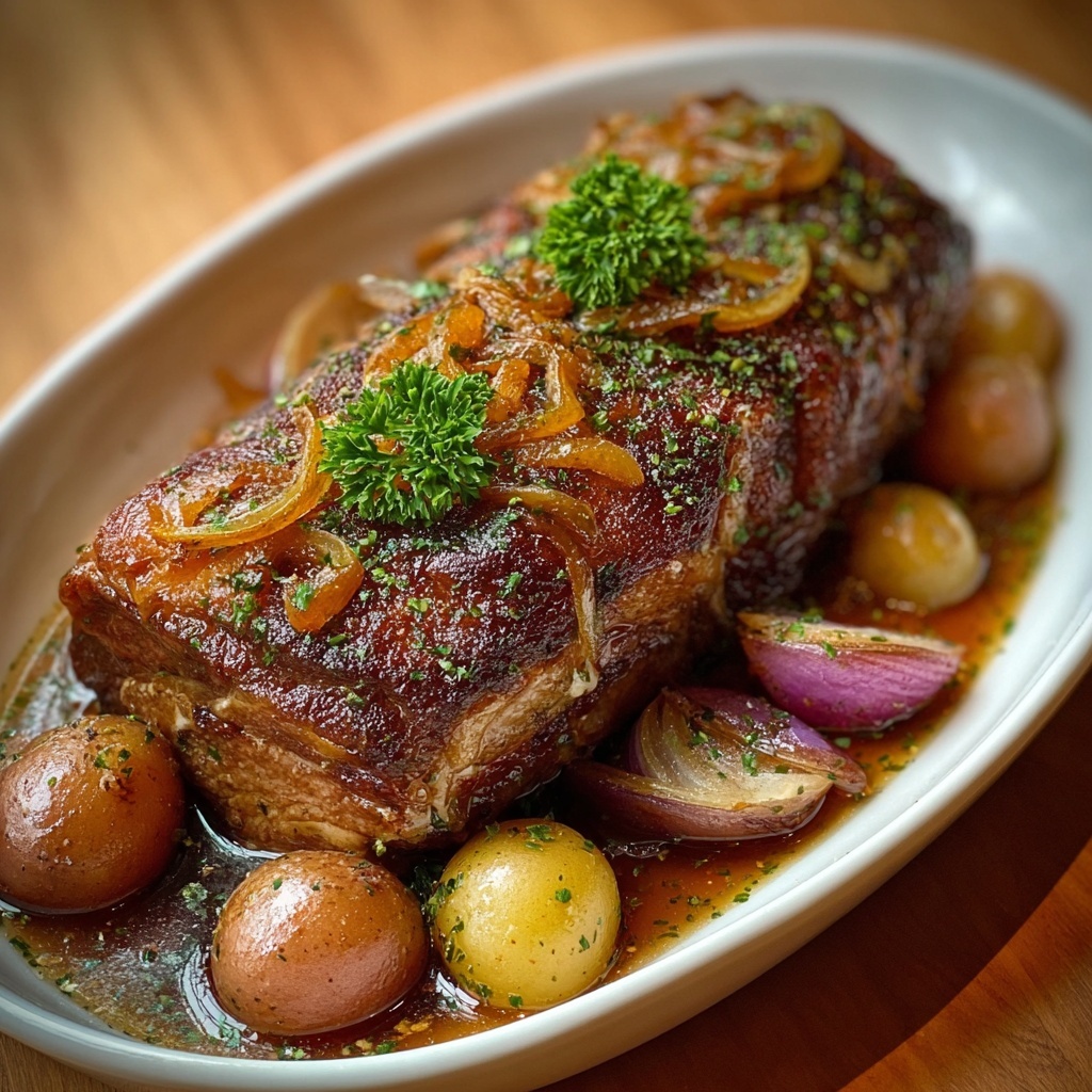 Apple Cider Pork Roast Recipe - Recipe Image