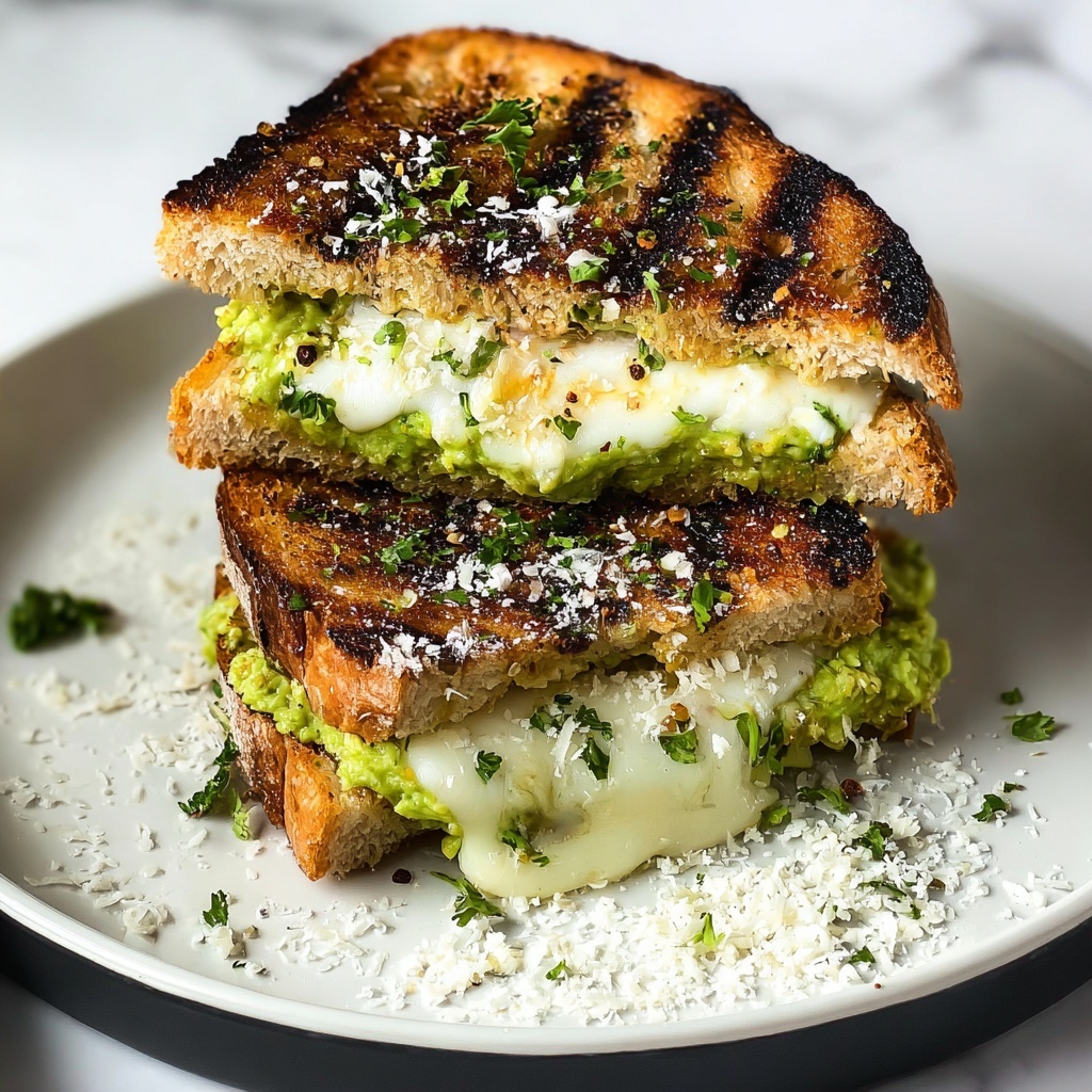 Creamy Avocado Grilled Cheese Recipe - Recipe Image
