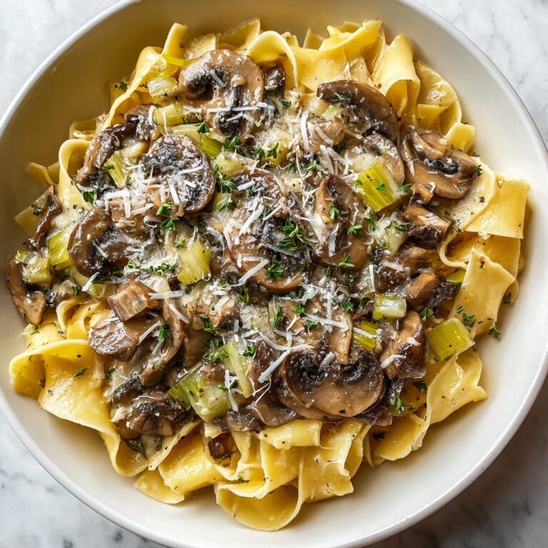 Caramelized Leek and Mushroom Gruyere Pasta Recipe