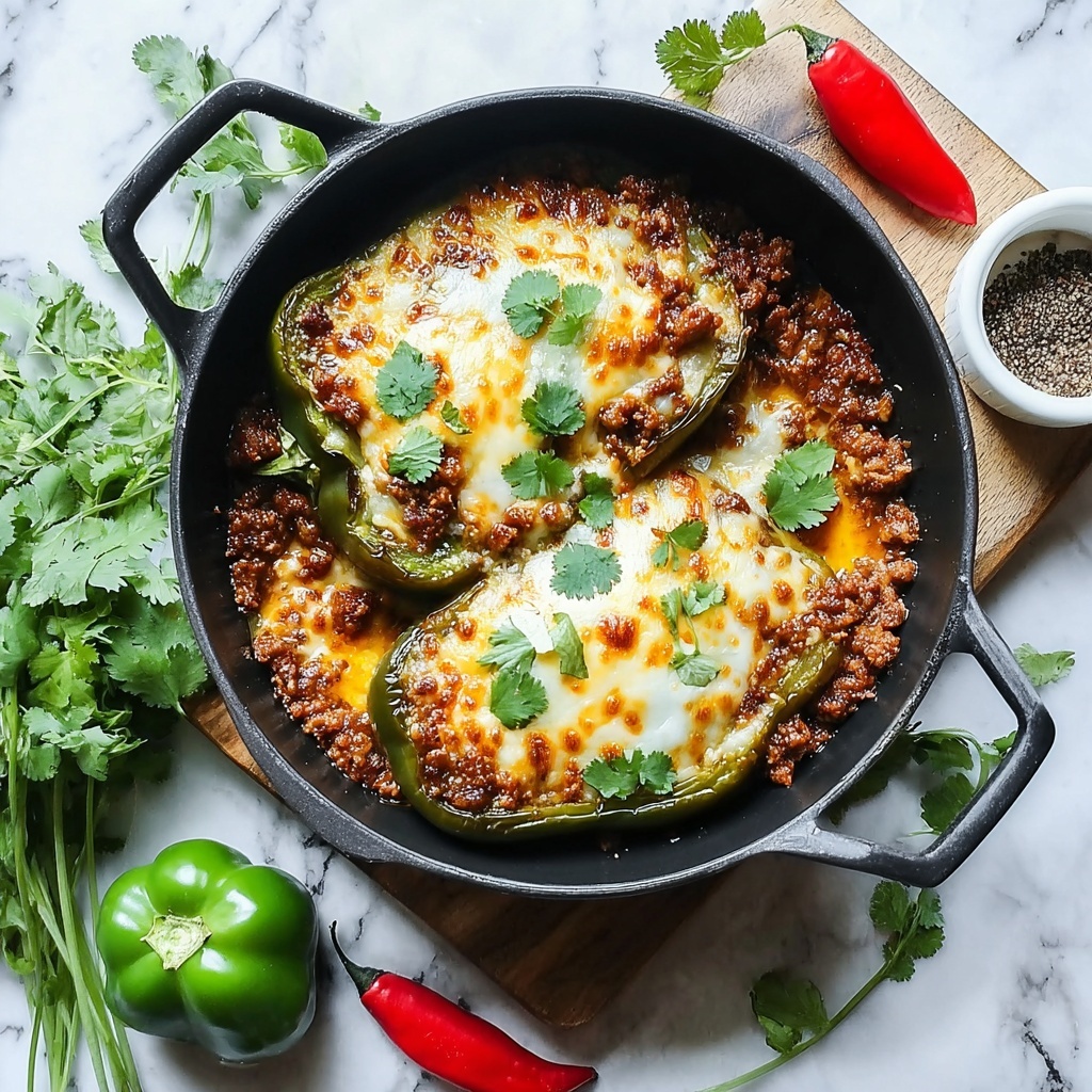 Picadillo & Cheese Chile Rellenos Recipe - Recipe Image