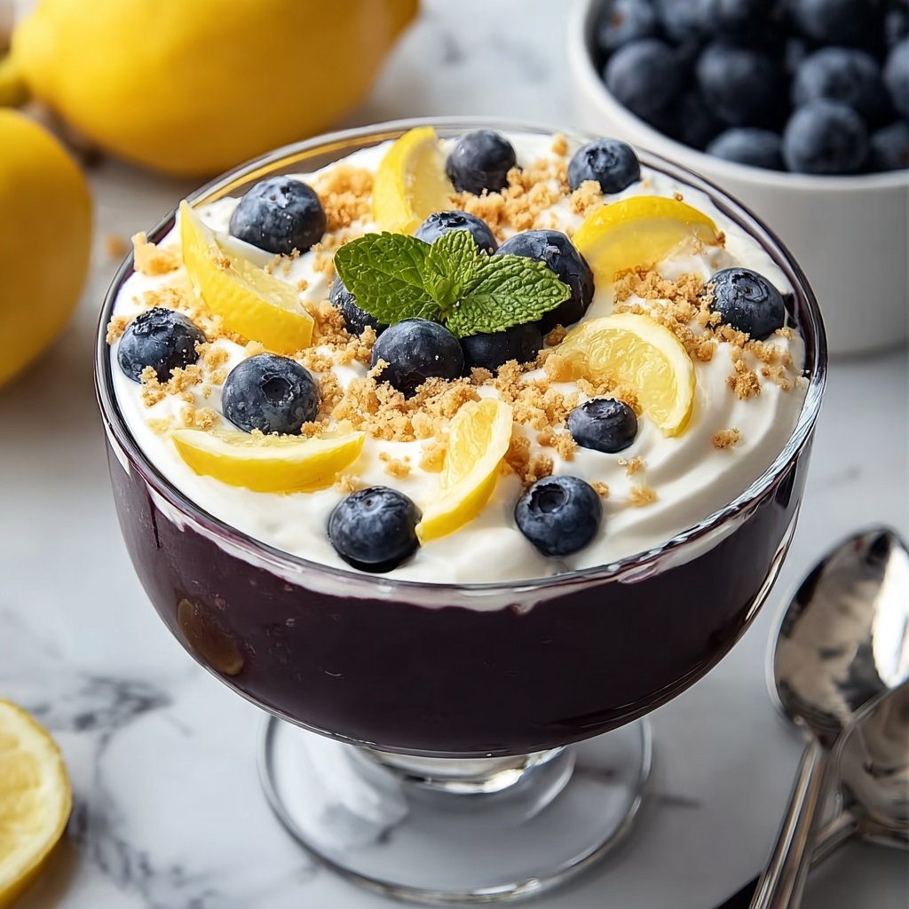 Lemon Blueberry Trifle Recipe - Recipe Image