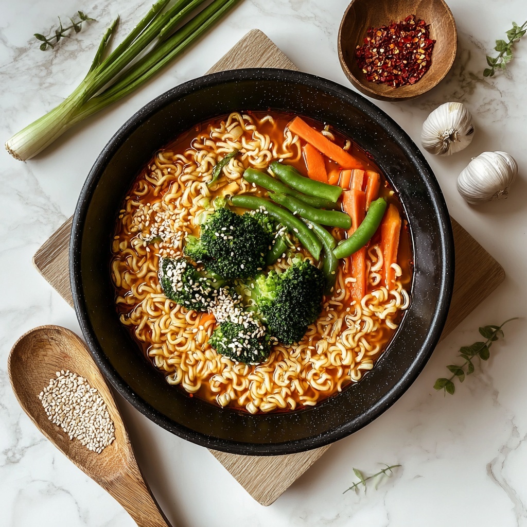 Saucy Ramen Noodles Recipe - Recipe Image