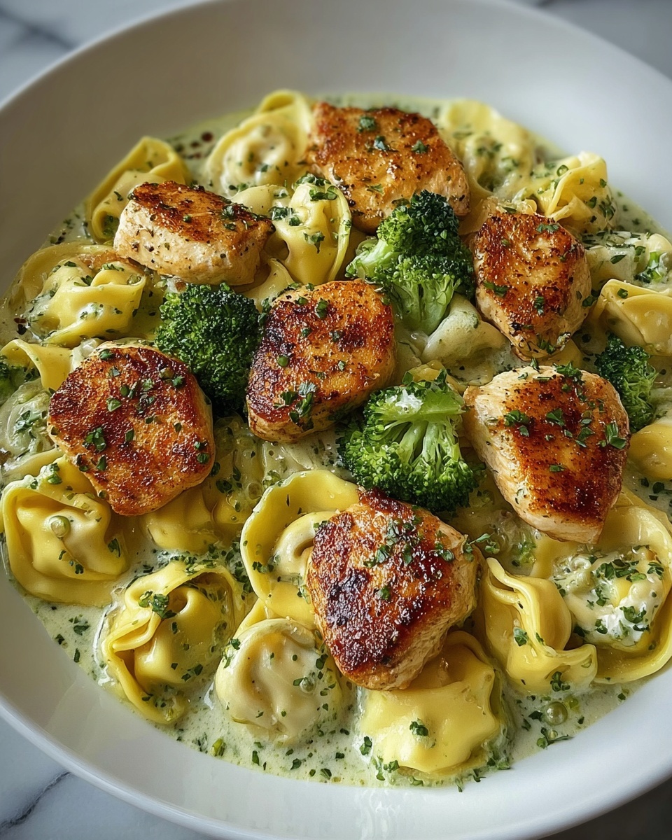 Garlic Parmesan Chicken Tortellini Recipe - Recipe Image