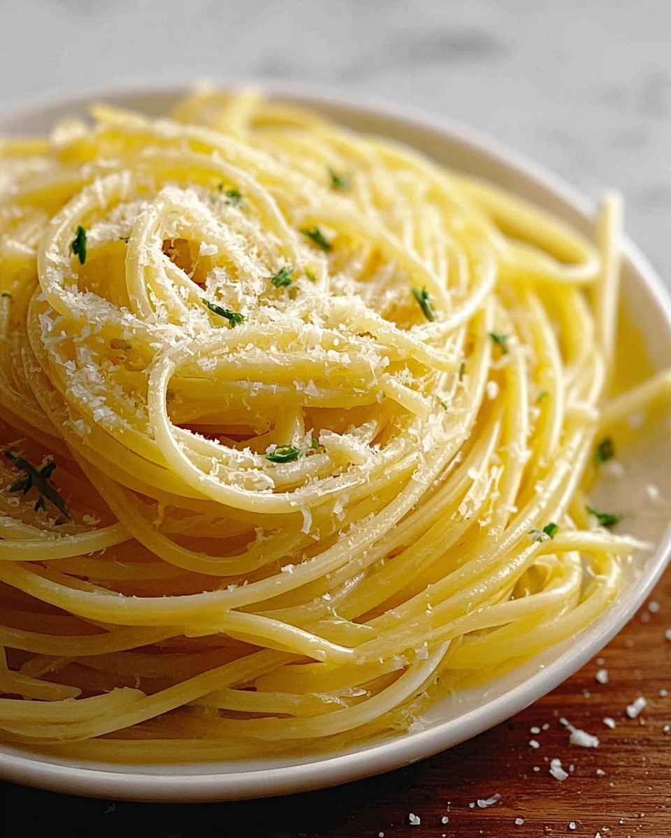 Easy Butter Garlic Spaghetti Recipe - Recipe Image