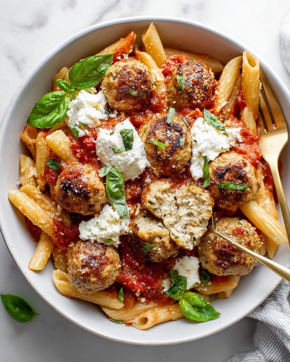 Chicken and Ricotta Meatballs Recipe - Recipe Image