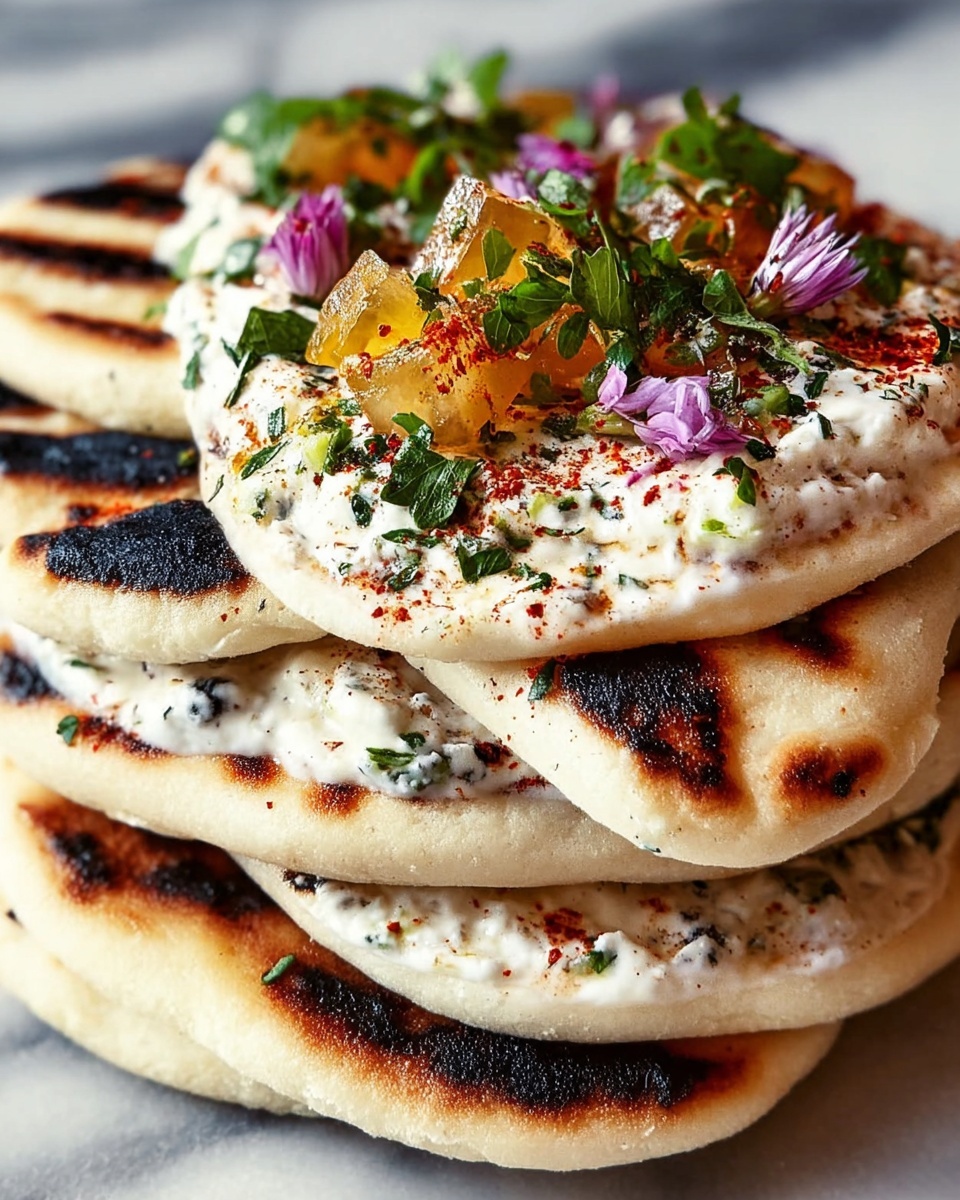 Grilled Naan (Indian Flatbread) Recipe - Recipe Image
