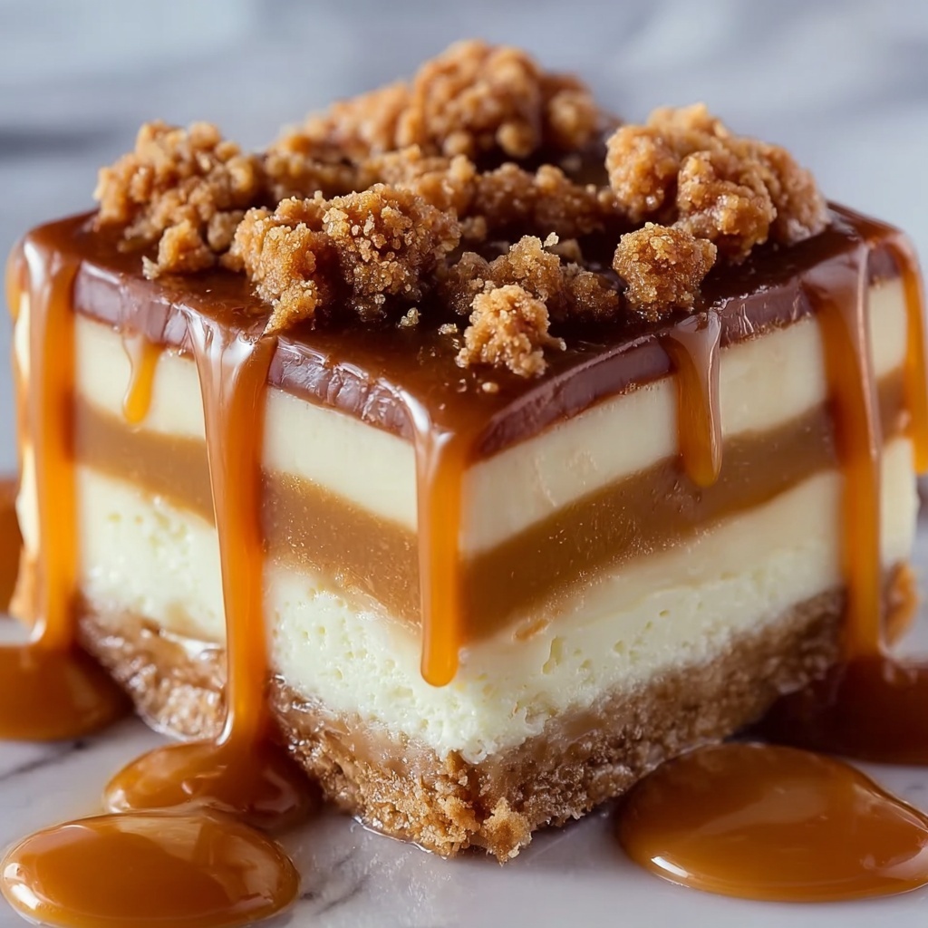 Caramel Cheesecake Bars Recipe - Recipe Image