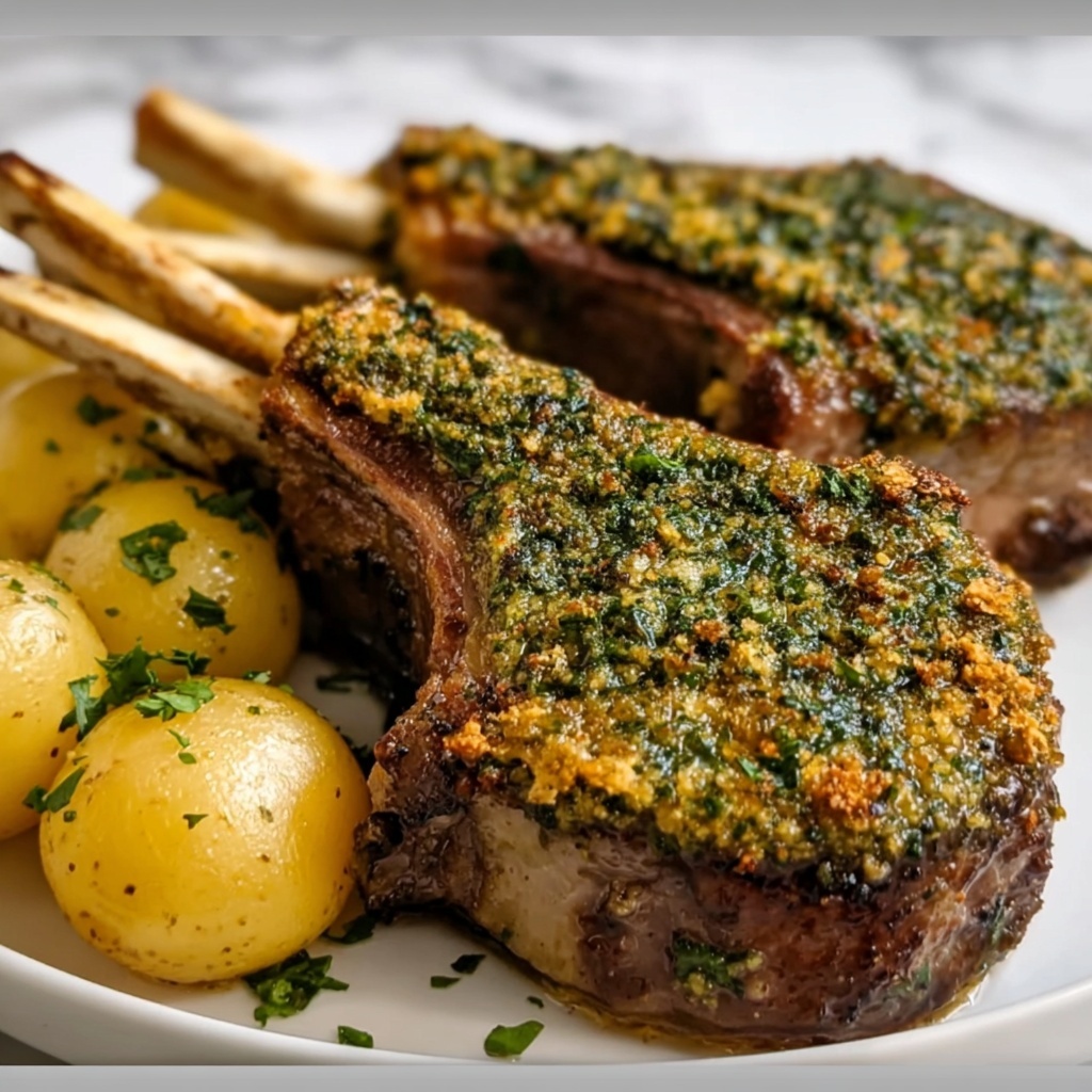 Herb-Crusted Lamb Chops Recipe - Recipe Image