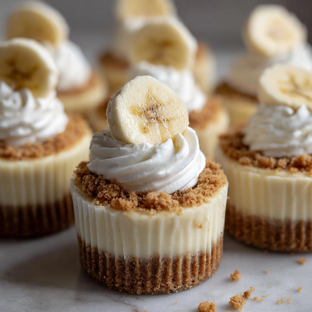 Mini Banana Pudding Cheesecakes Recipe - Recipe Image