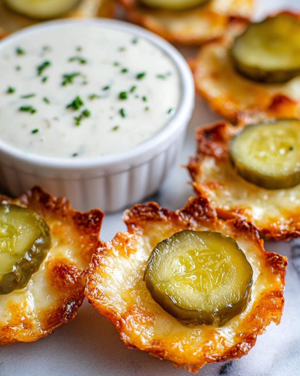 Cheesy Pickle Chips Recipe - Recipe Image