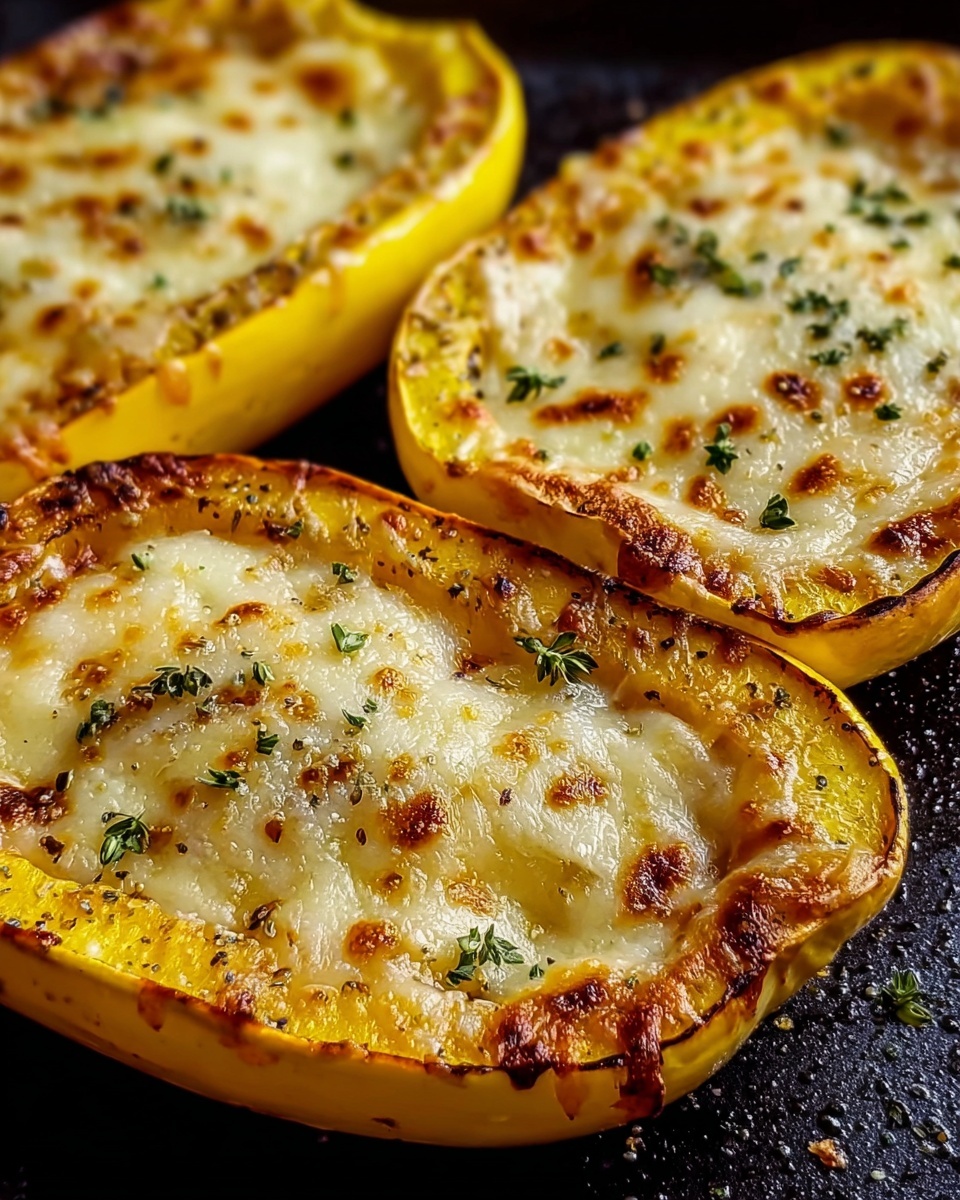 Cheesy Baked Squash Rounds Recipe - Recipe Image