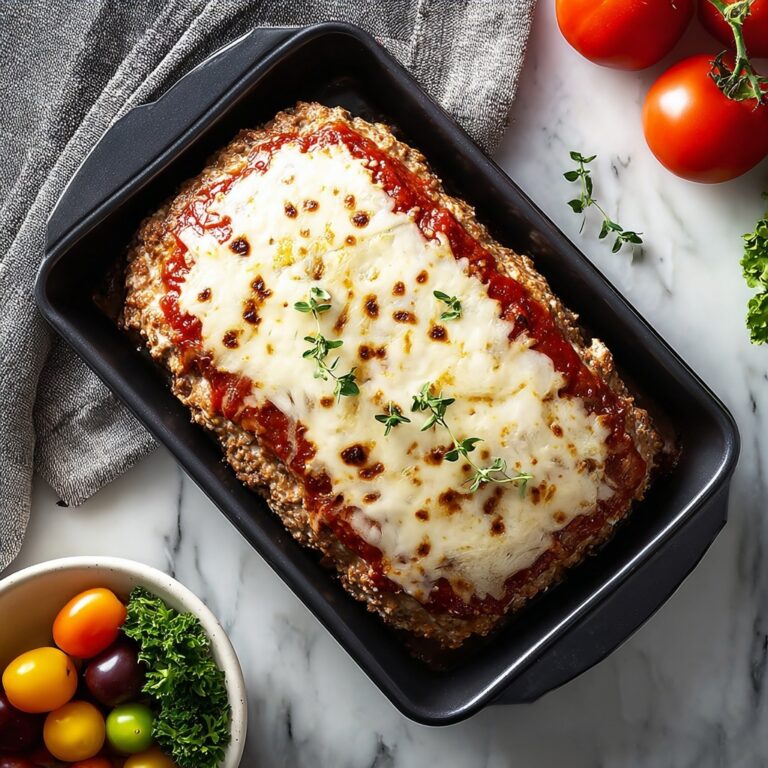 Melt-in-Your-Mouth Garlic Parmesan Chicken Meatloaf Recipe