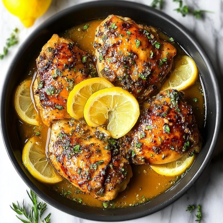 Baked Lemon Butter Chicken Recipe