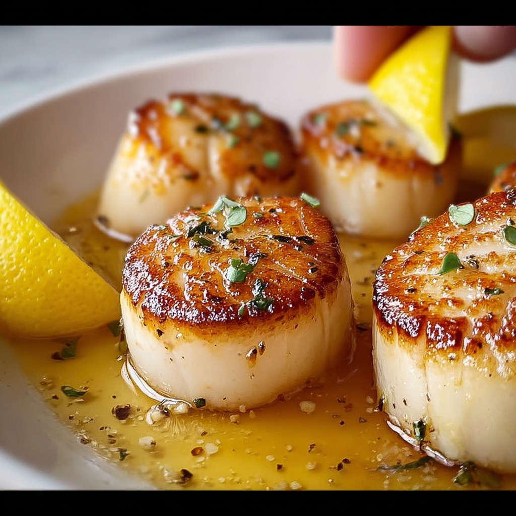 Pan-Seared Scallops: An Amazing Ultimate Seafood Sensation Recipe - Recipe Image