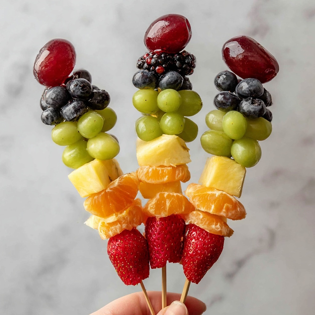 Rainbow Fruit Skewers Recipe - Recipe Image