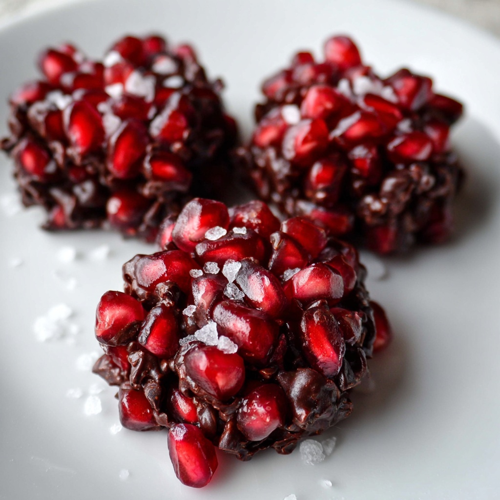 Pomegranate Dark Chocolate Bites Recipe - Recipe Image