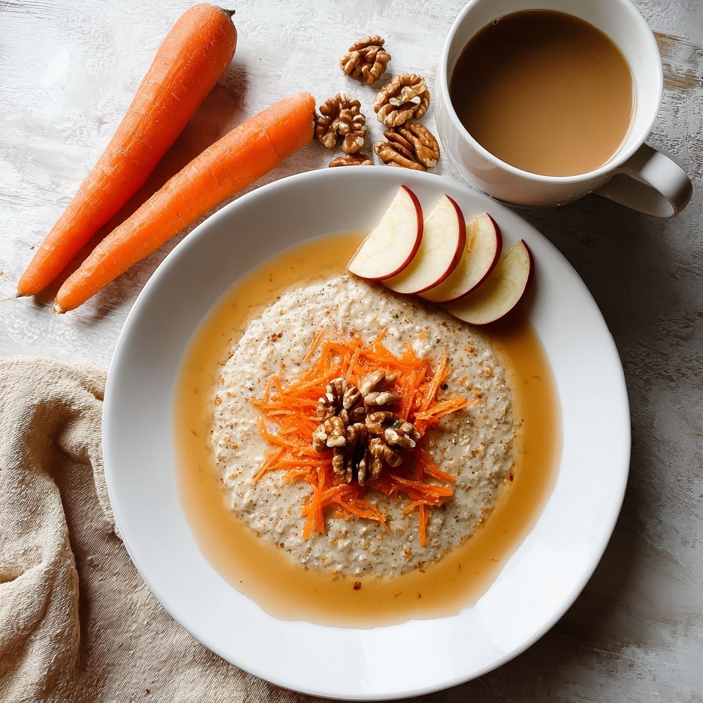 Carrot Apple Oatmeal Recipe - Recipe Image