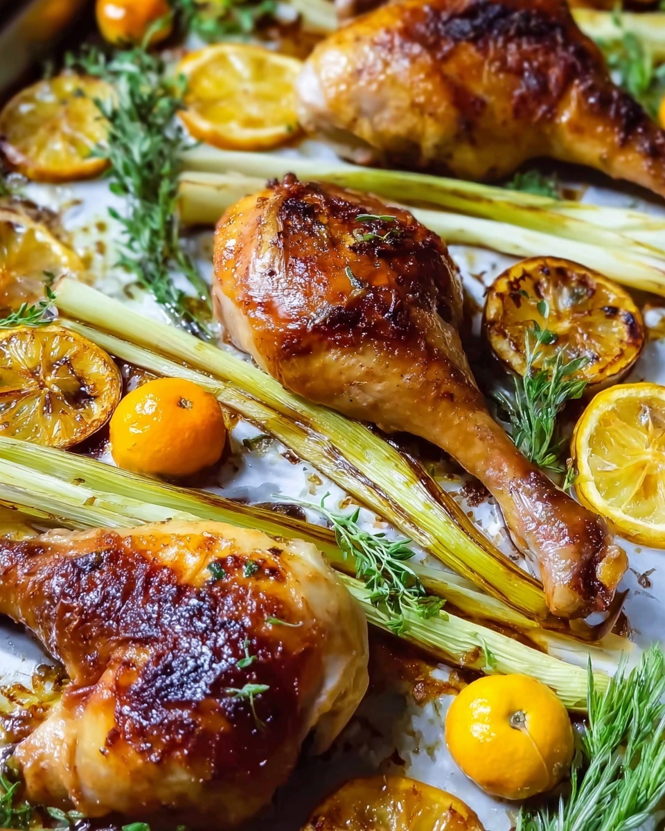 Clementine Roast Chicken with Fennel and Honey Recipe - Recipe Image