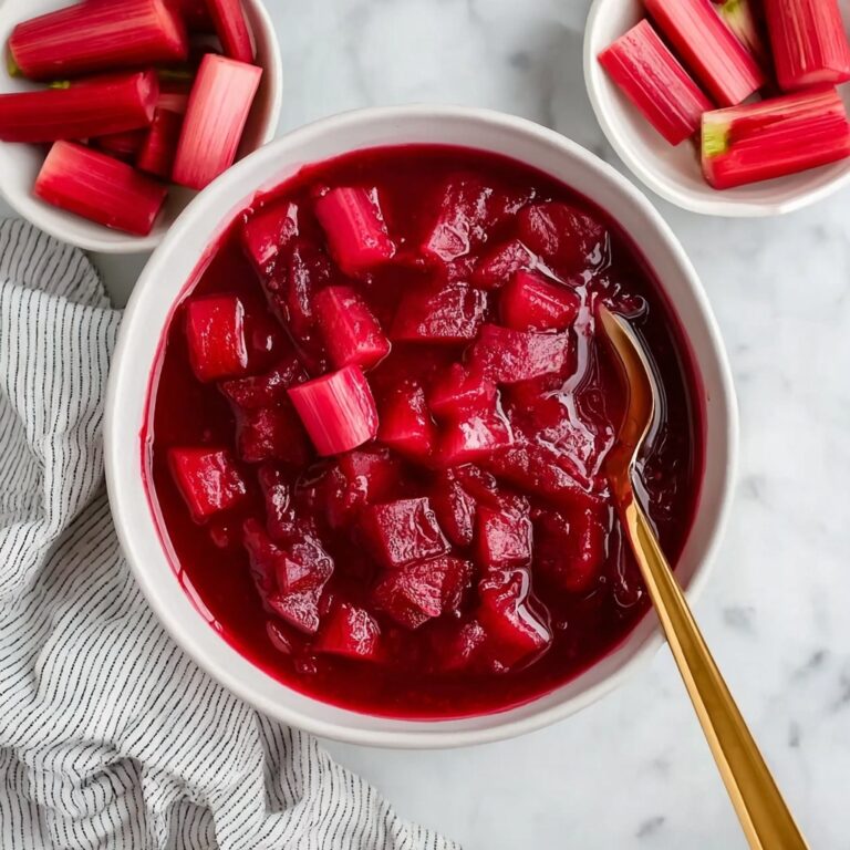 Homemade Rhubarb Sauce Recipe