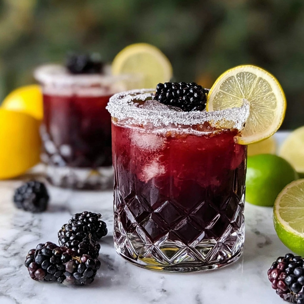Blackberry Margarita Smash Recipe - Recipe Image