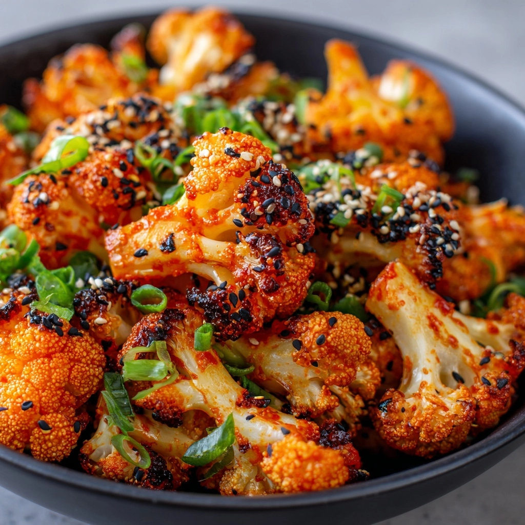 Sweet and Spicy Baked Cauliflower Recipe - Recipe Image