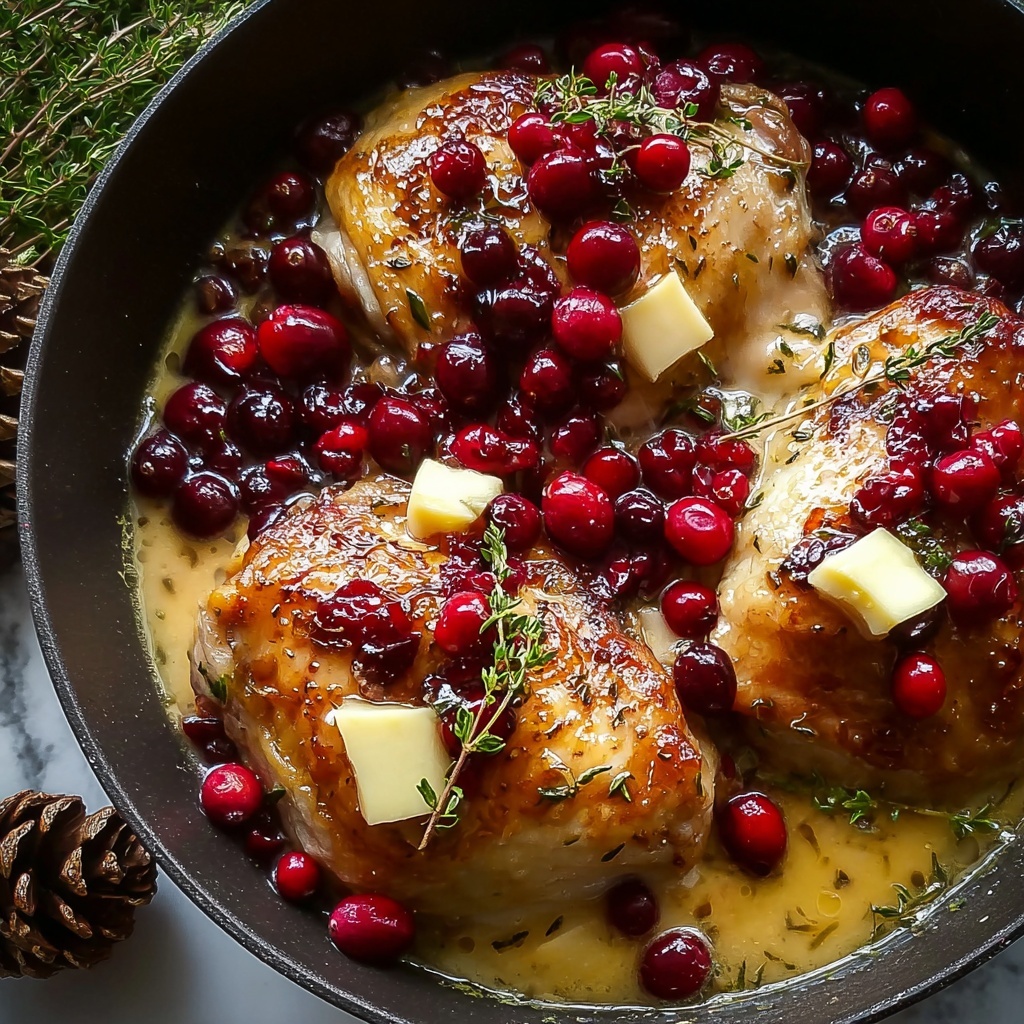 Impressive Cranberry Brie Stuffed Chicken Recipe - Recipe Image