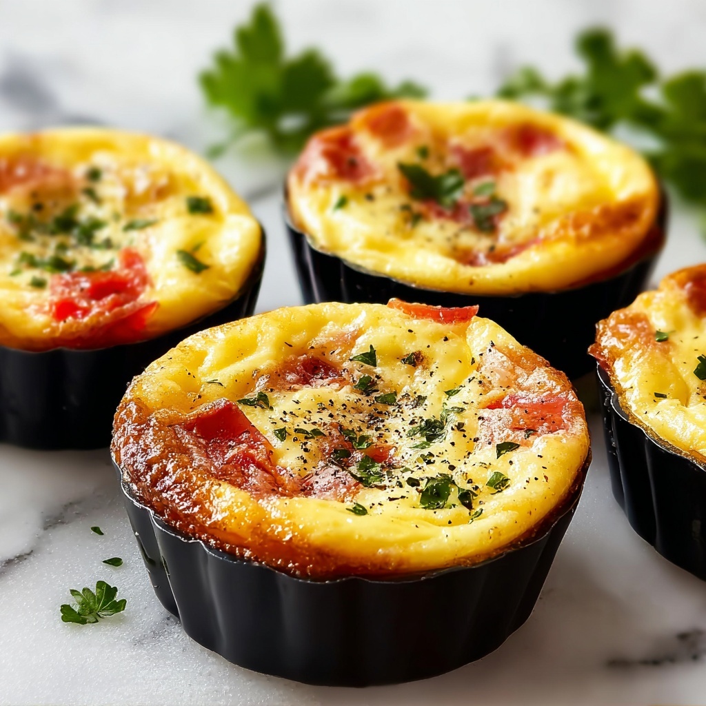 Mini Cheddar Bacon Quiches Recipe - Recipe Image