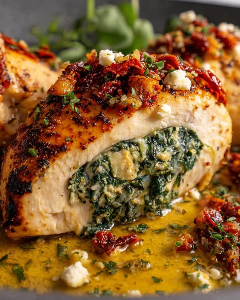 Spinach and Cheese Stuffed Chicken Breast Recipe