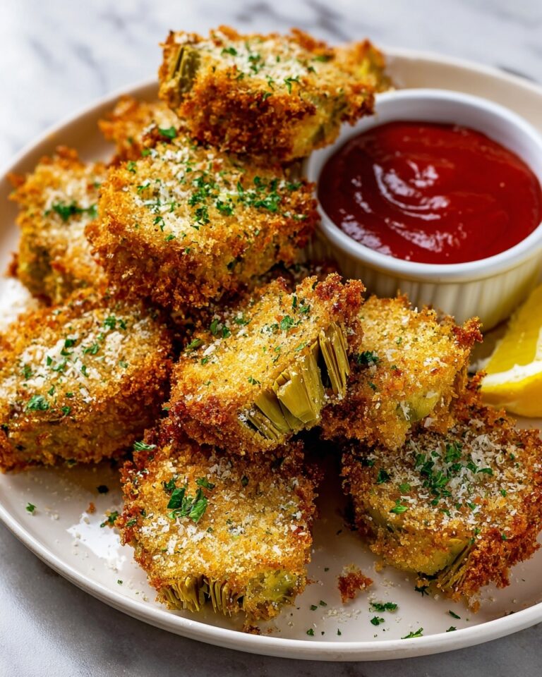 Baked Parmesan Artichoke Hearts Recipe