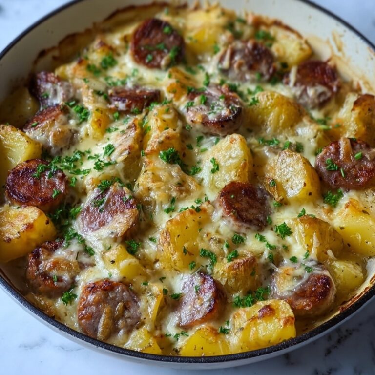 Cheese Potato and Smoked Sausage Casserole Recipe