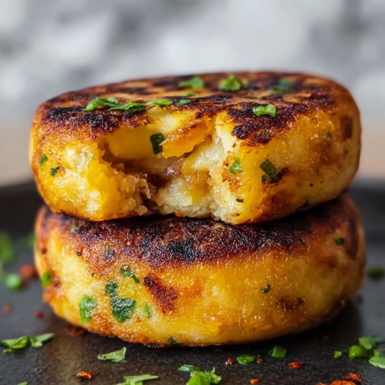 Vegan Stuffed Potato Cakes Recipe