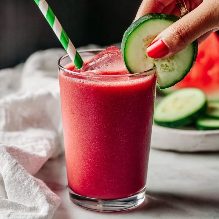 Watermelon Slushie Mocktail Recipe