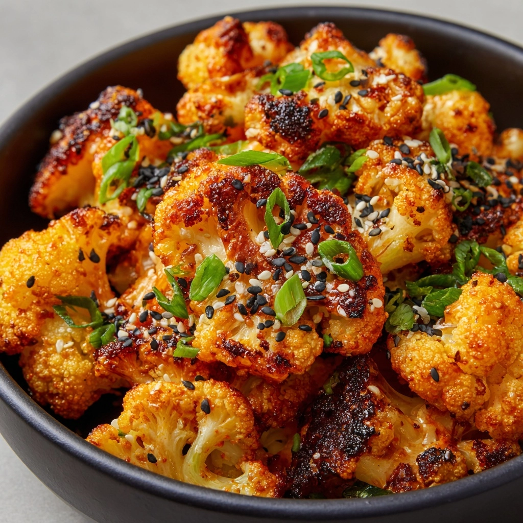 Sweet and Spicy Baked Cauliflower Recipe - Recipe Image