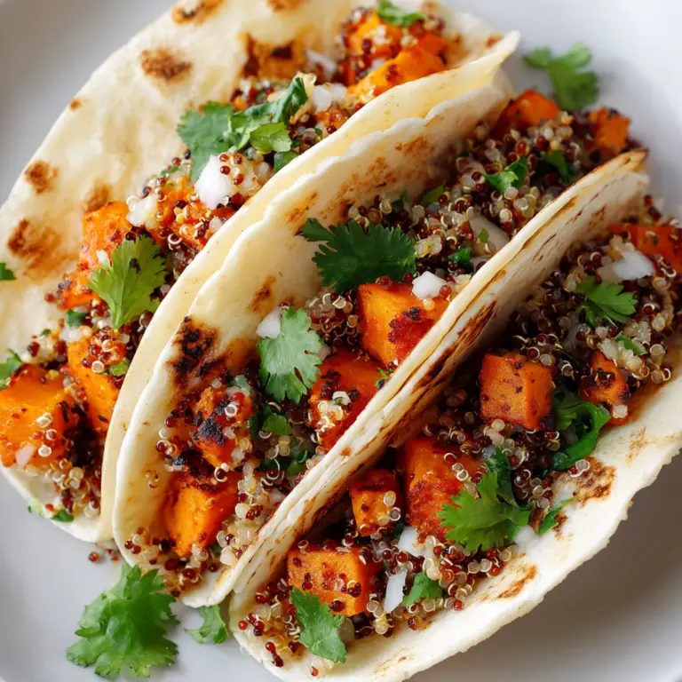 Chipotle Sweet Potato Quinoa Tacos Recipe