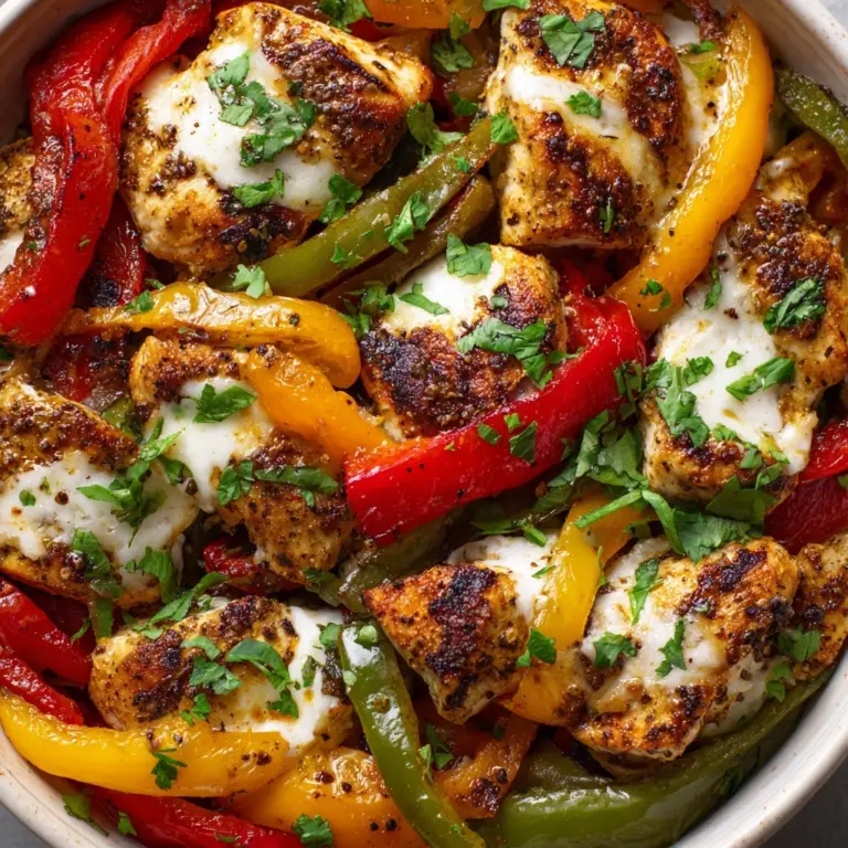 Cajun Chicken with Bell Peppers: A Flavorful Delight Recipe