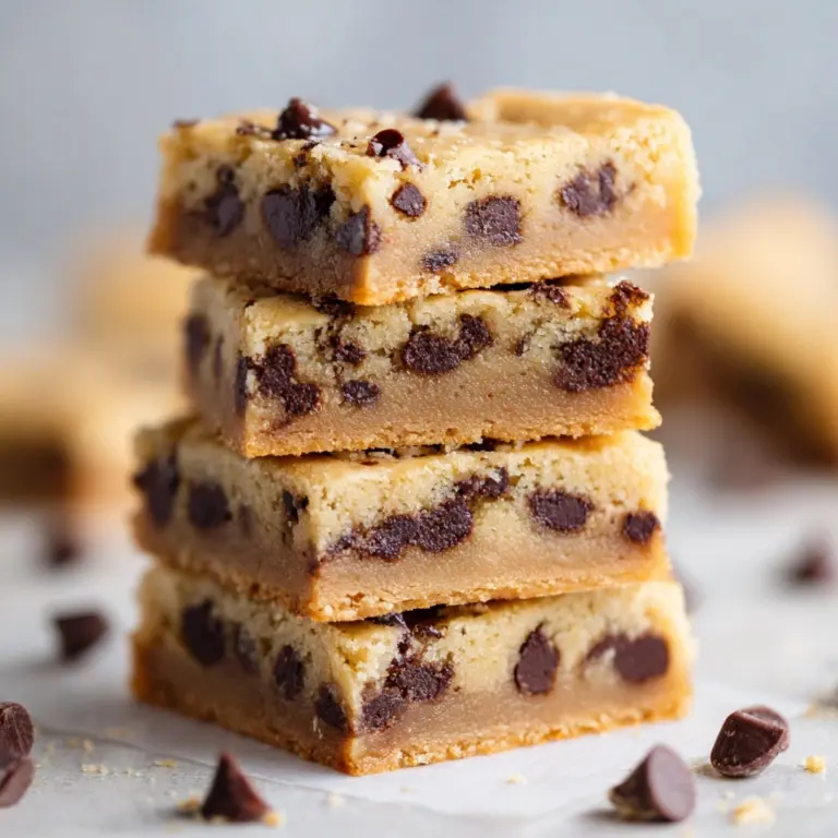 Dippable Chocolate Chip Shortbread Treats Recipe