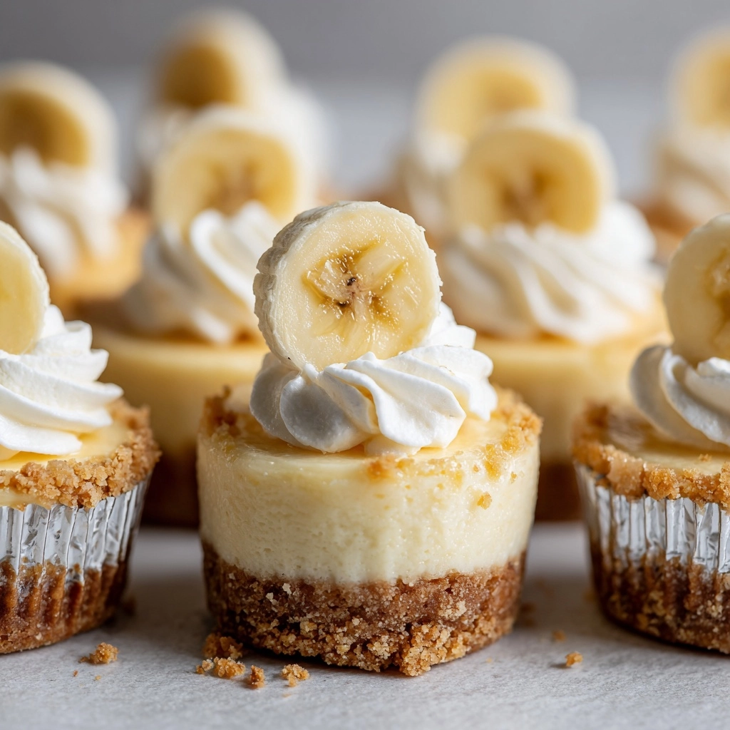 Mini Banana Pudding Cheesecakes Recipe - Recipe Image