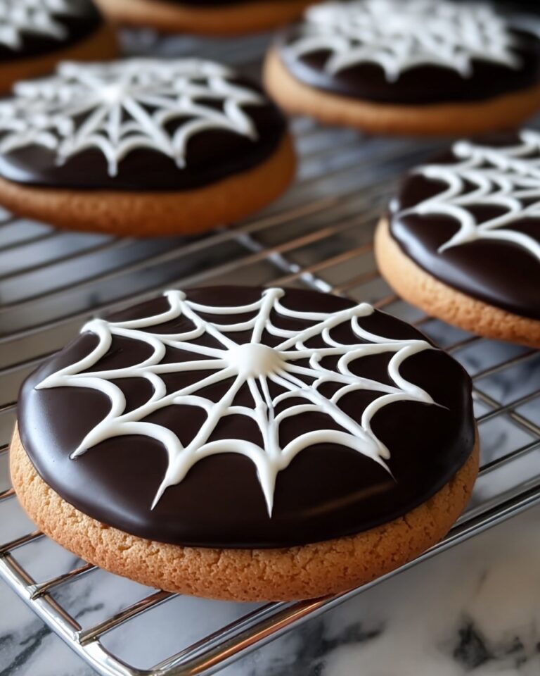 Spiderweb Halloween Cookies Recipe